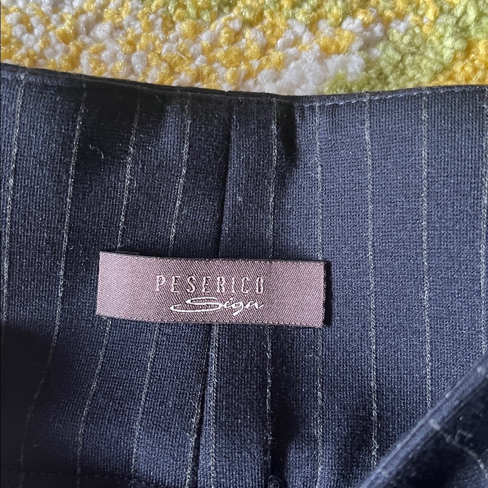 NWT PESERICO SIGN PINSTRIPE PENCIL SKIRT WOMENS 42 - Picture 4 of 8
